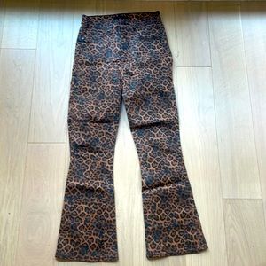 7 For All Mankind leopard print jean